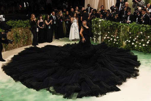 Собаки повторили образы звезд с Met Gala на благотворительном балу: это надо видеть